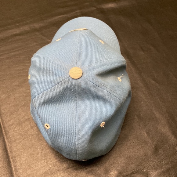 Kids UNC Tar Heels Zephyr DHS Fitted Hat-Blue 7 1/4 - Picture 2 of 3